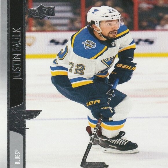 Justin Faulk - 2020/2021 Upper Deck Series 2 Hockey Card - Picture 1 of 2